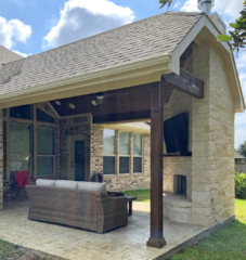 Covered patio