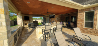 Covered patio