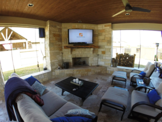 Covered patio