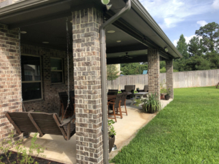 Covered patio