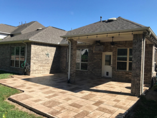 Covered patio