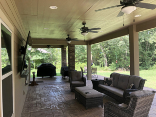 Covered patio