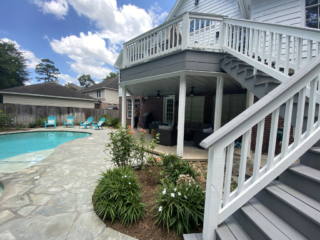 Covered patio