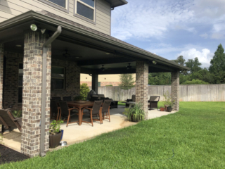 Covered patio