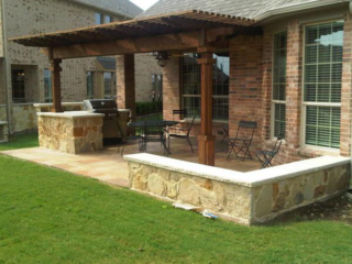 Covered patio